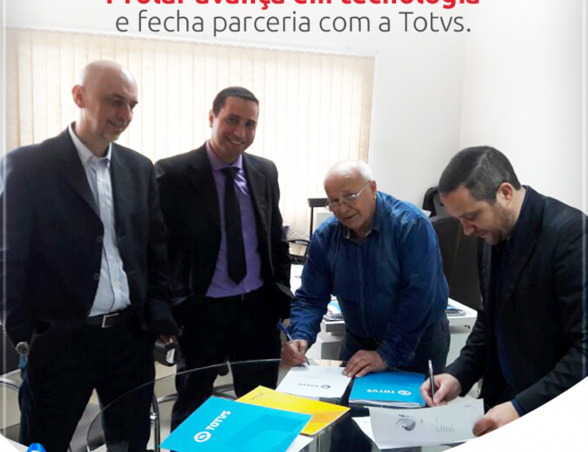 Assinado termo de parceria entre Prolar e TOTVS