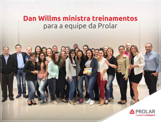 Dan Willms ministra treinamentos para equipe da Prolar